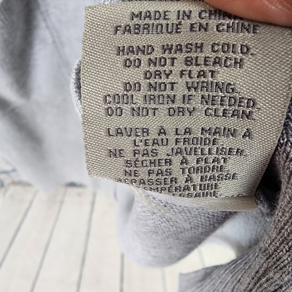 Charlie Paige Long Open Cardigan Pouch Pocket Light Gray No Size Measures Medium - Picture 13 of 13